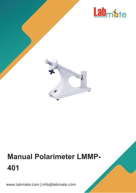 manual polarimeter reading|labmate manual polarometer.